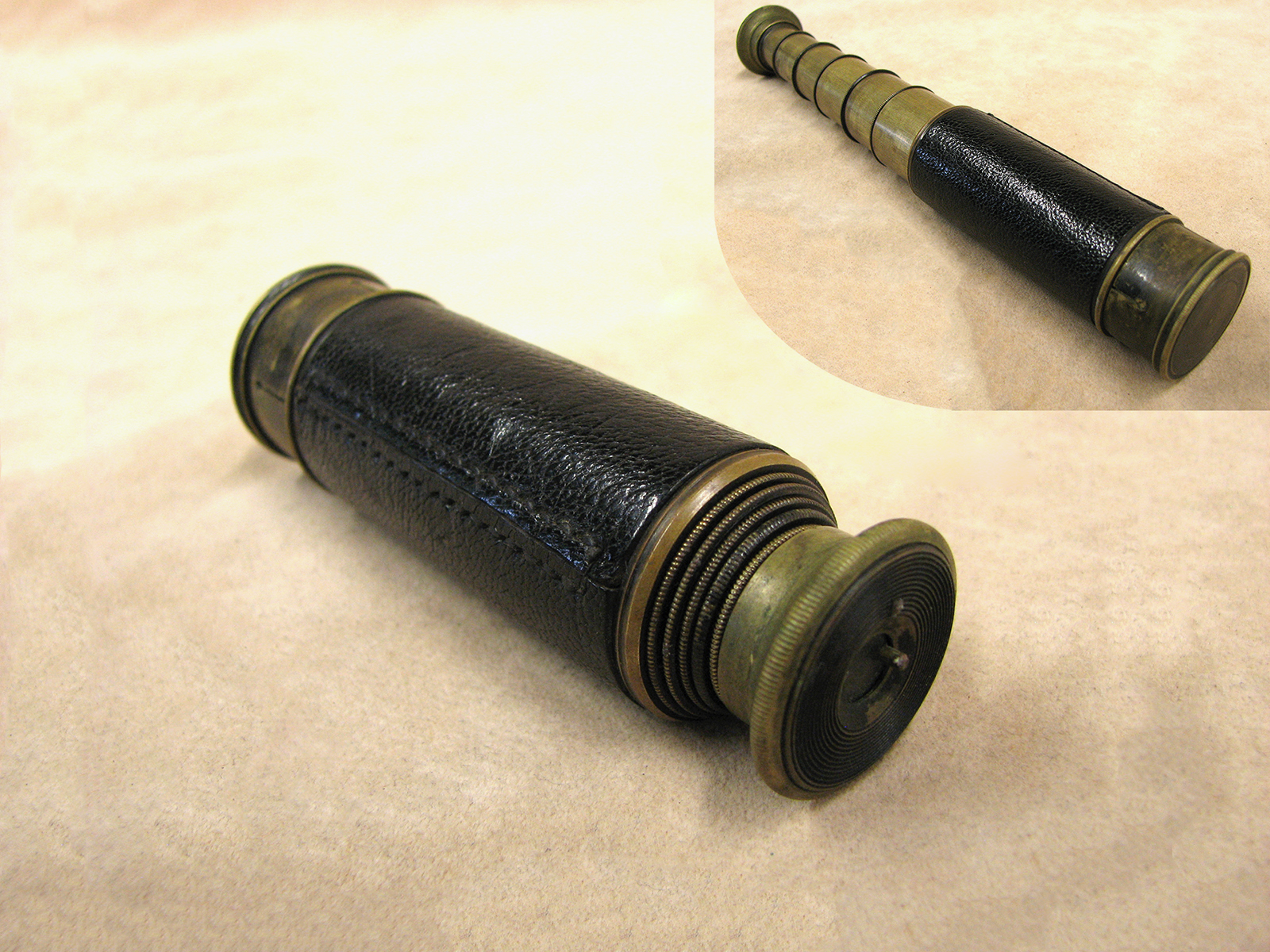 J.H. Steward 6 draw pocket telescope 'The Naturalist' circa 1920